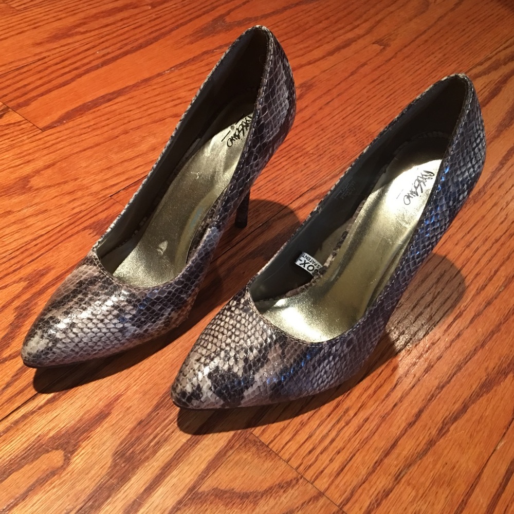 Target Snakeskin Heels